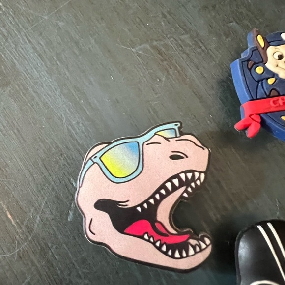 Croc Jibbitz silicon. Holiday, dinosaur, Darth Vadar, Paw Patrol. - Picture 8 of 10